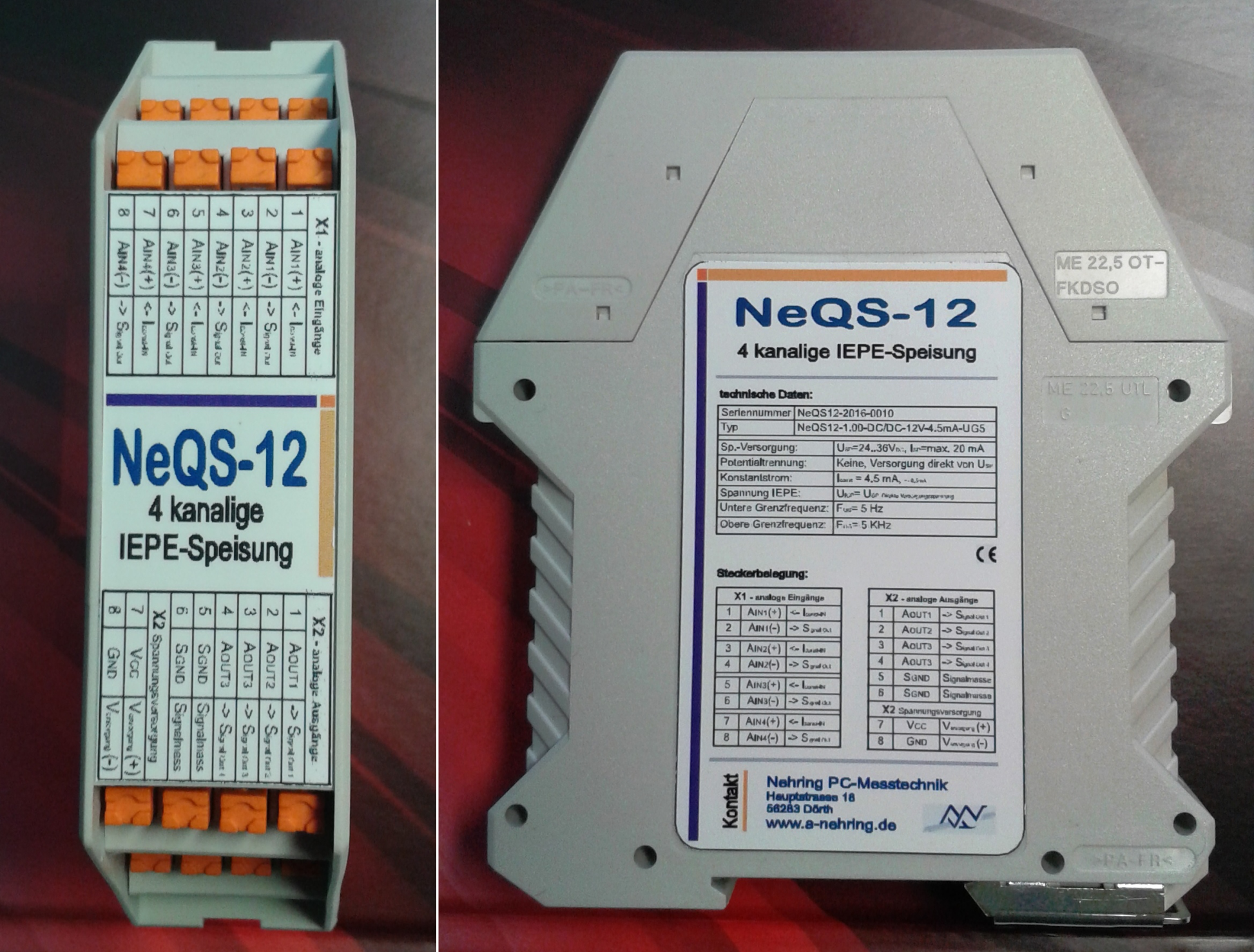 NeQS12 - 4 kanalige IEPE-Speisung